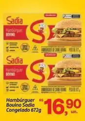 Fort Atacadista Sadia - hambúrguer bovino congelado oferta