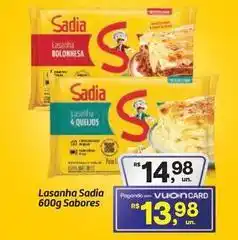Fort Atacadista Sadia - lasanha oferta
