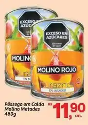 Fort Atacadista Rs - pêssego em calda oferta