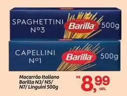 Fort Atacadista Barilla - macarrão italiano n3/n5/ n7/linguini oferta