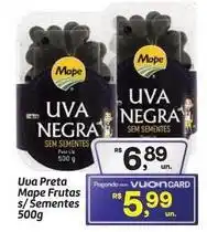 Fort Atacadista Uva preta mape frutas s/ sementes oferta