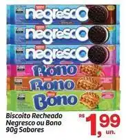 Fort Atacadista Nestlé - biscoito recheado negresco ou bono oferta