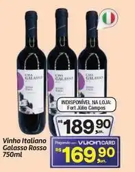 Fort Atacadista Fort - vinho italiano galasso rosso oferta