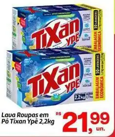 Fort Atacadista Tixan ypê - lava roupas em pó oferta