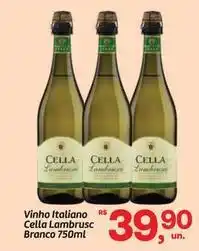 Fort Atacadista Cella - vinho italiano lambrusc branco oferta