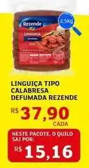 Assaí Atacadista Rezende - linguiça tipo calabresa defumada oferta