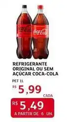 Assaí Atacadista Coca-cola - refrigerante original ou sem açúcar oferta