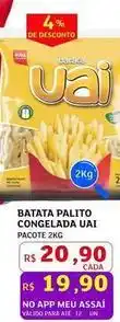 Assaí Atacadista Uai - batata palito congelada oferta