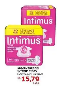 Assaí Atacadista Intimus - absorvente gel oferta