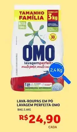 Assaí Atacadista Omo - lava-roupas em pó lavagem perfeita oferta