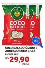 Pacote - coco ralado umido e adocado coco & cia
