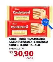 Assaí Atacadista Harald - cobertura fracionada sabor chocolate branco confeiteiro oferta