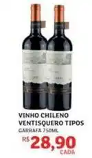 Assaí Atacadista Ventisquero - vinho chileno tipos oferta
