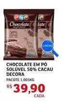 Assaí Atacadista Chocolate - chocolate em pó 50% cacau decora oferta