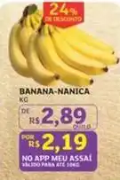 Assaí Atacadista Meu - banana-nanica oferta