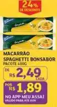 Assaí Atacadista De - macarrão spaghetti oferta