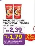 Assaí Atacadista Tradicional - molho de tomate oferta