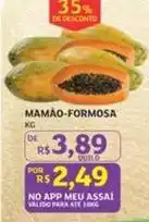 Assaí Atacadista Meu - mamao-formosa oferta