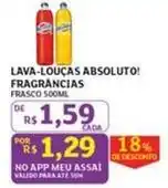 Assaí Atacadista Absoluto - lava-louças fragrâncias oferta