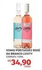 Assaí Atacadista Levity - vinho português rosé ou branco oferta