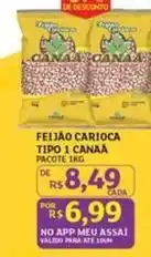 Assaí Atacadista De - feijão carioca tipo 1 oferta