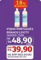 Assaí Atacadista Levity - vinho português branco oferta