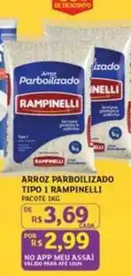 Assaí Atacadista Rampinelli - arroz tipo 1 oferta
