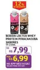 Assaí Atacadista Piracanjuba - bebida lactea whey protein sabores oferta