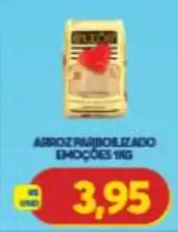 Atacadão Centro Sul Arroz parboilizado emoções 1kg oferta