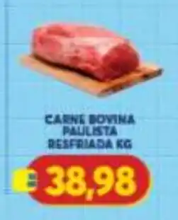 Atacadão Centro Sul Carne bovina paulista resfriada kg oferta