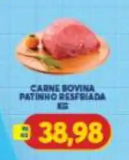 Atacadão Centro Sul Carne bovina patinho resfriada oferta