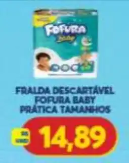 Atacadão Centro Sul Fralda descartável fofura baby prática tamanhos oferta