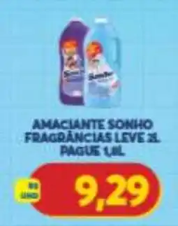 Atacadão Centro Sul Amaciante sonho fragrâncias oferta