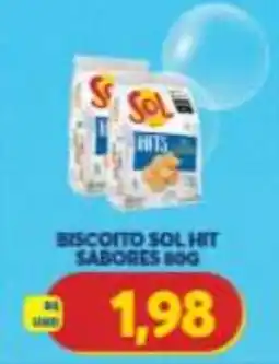 Atacadão Centro Sul Biscoito sol hit sabores oferta