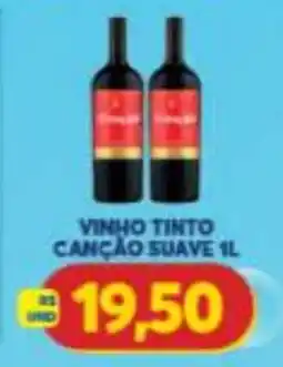 Atacadão Centro Sul vinho tinto canção suave oferta