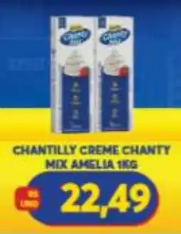 Atacadão Centro Sul chantilly creme chanty mix amelia oferta
