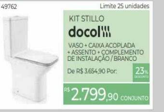ABC da Construção Kit Stillo Docol oferta