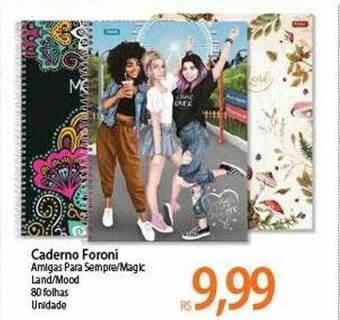Atacadão Caderno Foroni oferta