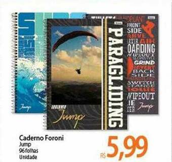 Atacadão Caderno Foroni oferta