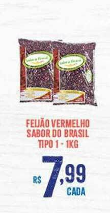 Bahamas Supermercados Feijão Vermelho Sabor Do Brasil Tipo 1 oferta