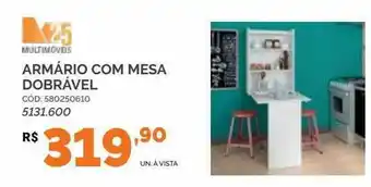 Carajás Armário Com Mesa Dobrável oferta