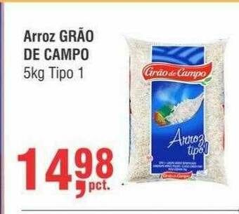 Higa Atacado Arroz Grão De Campo oferta