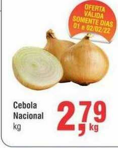 Higa Atacado Cebola Nacional Kg oferta