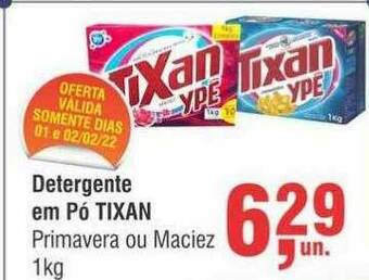 Higa Atacado Detergente Em Pó Tixan oferta