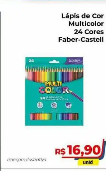 Lápis De Cor Multicolor 24 Cores Faber-castell