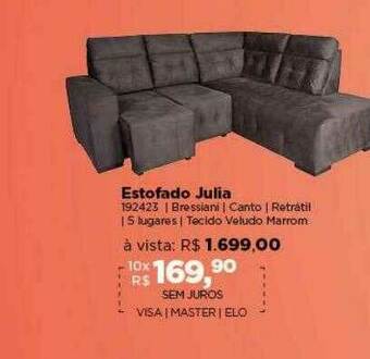 Lojas TaQi Estofado Julia oferta