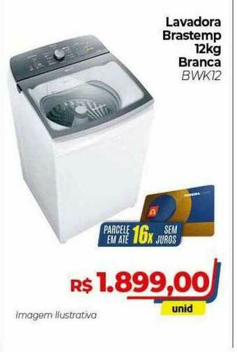 Lavadora Brastemp Branca