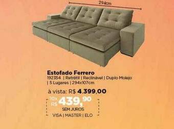 Lojas TaQi Estofado Ferrero oferta