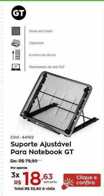 Ibyte Suporte Ajustável Para Notebook Gt oferta