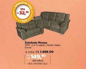 Lojas TaQi Estofado Monza oferta